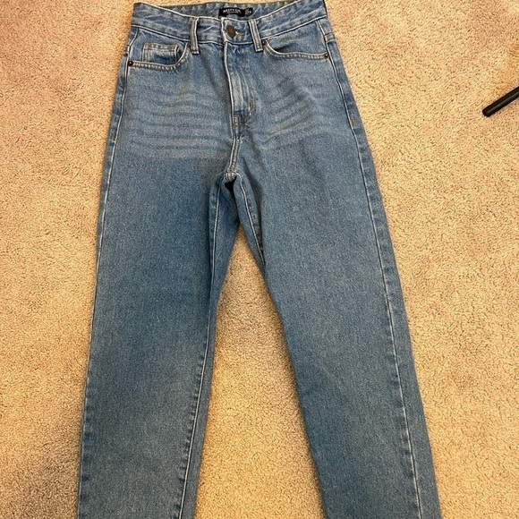 Nasty Gal Women’s Straight Leg Jeans Size 0 - Picture 2 of 13